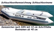 Schlauchboot Bootsnamen