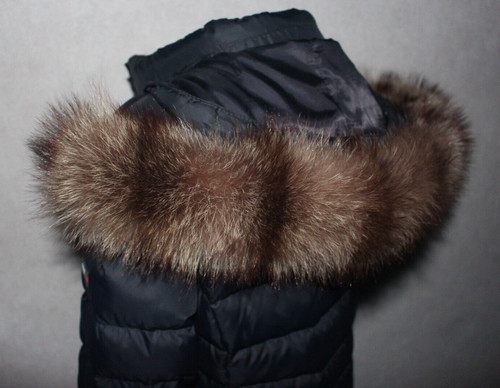Waschbär pelzkapuze - waschbär,