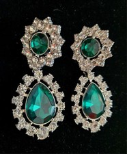 Ohrhänger Anna dello Russo x H&M, grün, Earrings green, liimited edition, neu