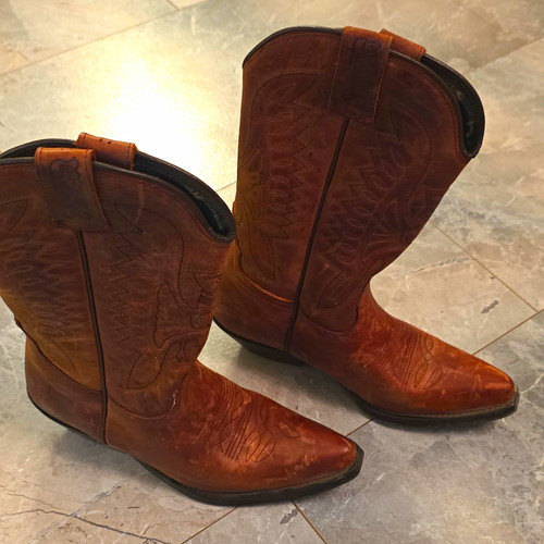 Giant westernstiefel aus leder - giant,