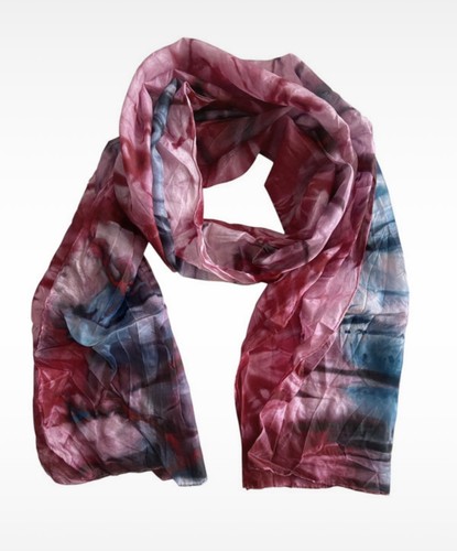 Seiden tuch batik 43x175 - seiden,