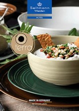 Geschirr Terra weiß uni, von