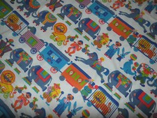 Graziela Zirkus Kinder Bettwäsche Stoff vintage 70er fabric 70s nähen diy circus