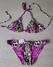 Hunkemöller Triangel Bikini Gr. S Lila/grün