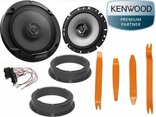 Kenwood passend für VW Golf IV 4 Lautsprecher Boxen Set Tür 300 W + Ausbau Hebel