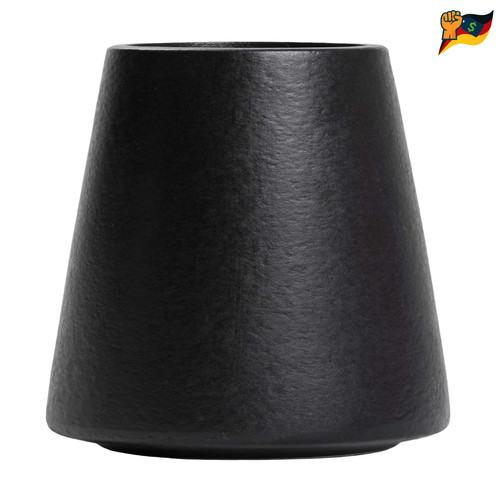 Schwarze keramikvase - schwarze,