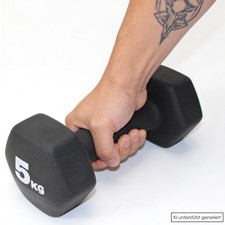 5 kg HEX Hantel Neopren