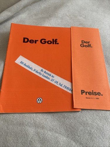 Original prospekt und - original,