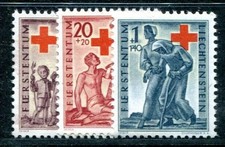LIECHTENSTEIN 1945 244-246 **