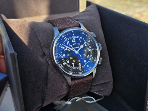 Bulova pilot a15 96a245 box - a15,