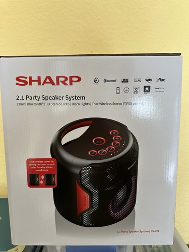 Sharp party speaker system - sharp, 2.1