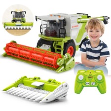 Ferngesteuerter Mähdrescher, RC-Traktor mit Spray & Licht Mähdrescher Spielzeug