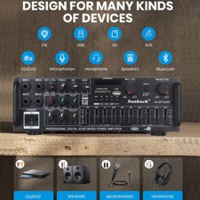 2000W Verstärker Stereo