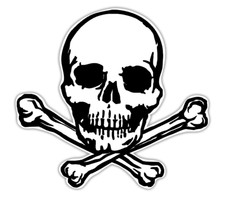 Aufkleber Sticker Totenkopf
