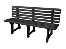 Bank 3 Sitzer aus Kunststoff