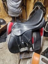 Springsattel 17 5 Zoll Sommer Schwarz Leder