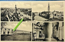 AK Bunzlau (Rathaus,Viadukt,Markt) 1939gel.; Schlesien;Liegnitz;Hirschberg;Lüben