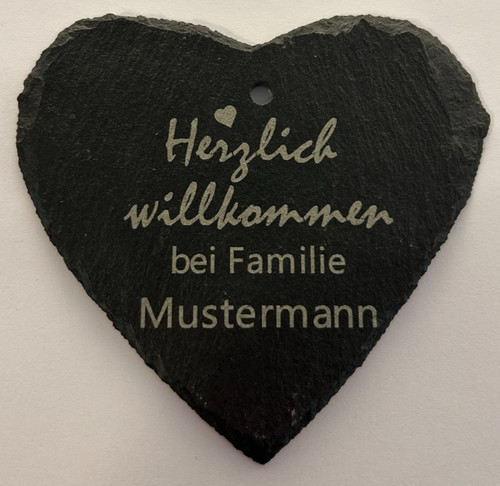 Herzlich willkommen schild