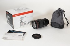 Canon EF 100 mm F/2.8 USM L IS Macro Objektiv, neuwertig! OVP!