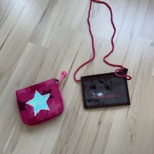 2 sehr Schöne Geldbeutel Portemonnaie zu Verkaufen gebraucht Rosa und Braun 