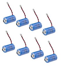 8x DOM Protector Lithium Batterie 14250M 3,6V 1/2 AA Schließanlage/Zylinder