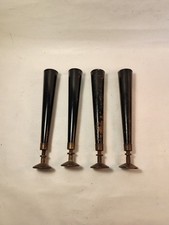 4 Orig. 50er 60er Möbelfüße Kommode Sideboard Fernseher Nierentisch Tischbein