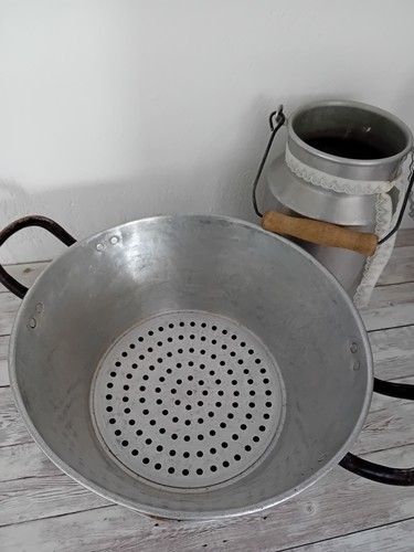 Vintage abtropfsieb seiher set - abtropfsieb/seiher,