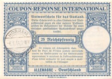 748475) DR int. Antwortschein