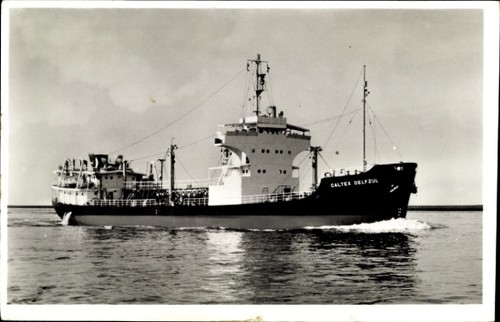 Tanker caltex delfzijl - tanker, delfzijl,