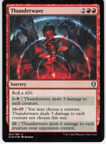 Thunderwave commander legends - commander,