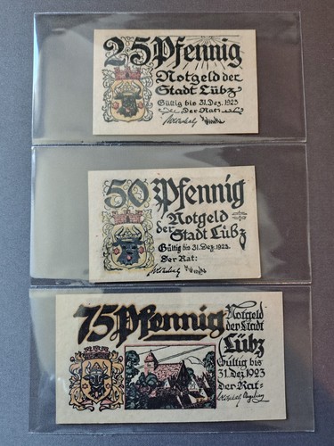 Notgeld lübz 1923 50 - notgeld,