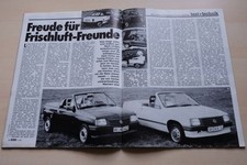 Rallye Racing 11/1985 Opel Corsa A Spider von Irmscher besser als...?