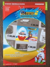 Ü-Ei Werbeblatt Mission Maulwurf 2 Discount Glanzpapier 4Seiten 2006