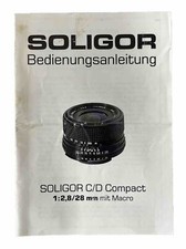 Soligor C/D Compact 2,8/28 mm mit Macro  - Anleitung