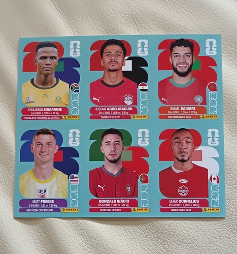 Panini 2026 sticker rsa - 6x, wm