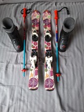 KINDERSKIER FÜR ANFÄNFER  INCL. SKISCHUHE GR. 31 /33 + SKISTÖCKE.