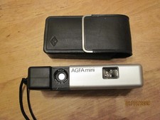 Selten gewordene AGFA mini, die handliche Pocketkamera für die Tasche, mit Hülle