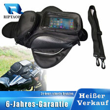Universelle Motorrad Tankrucksack Oxford Sattel Schwarz Magnetische Tasche DE