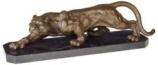 Bronzeskulptur Panther im