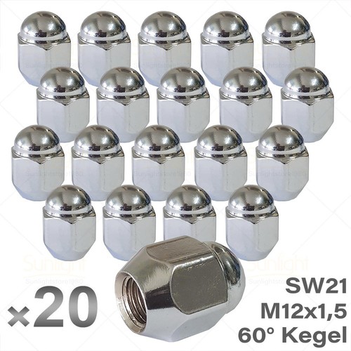 20x radmuttern kegelbund - radmuttern,