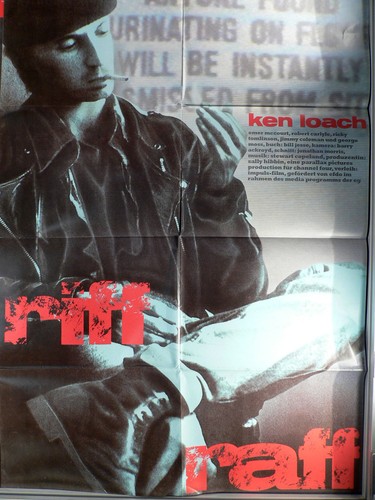 Riff raff filmposter a1 - raff,
