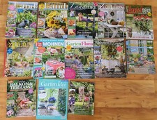Verschiedene Gartenzeitschriften, von aktuell bis mehrere Jahre alt