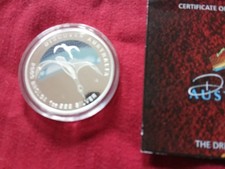 Australien 1 Dollar 2009 BROLGA/ Kranich  1 Oz  coloriert. Zertifikat