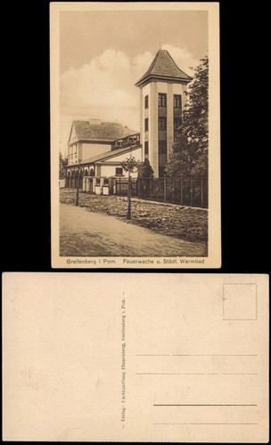 Postcard greifenberg gryfice - postcard,