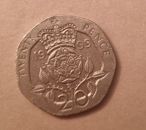 Britische 20p münze - britische,