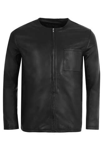 Lederhemd herren langarm neu - lederhemd,