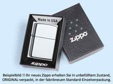 Zippo ORIGINAL USA Benzin Feuerzeug  Chrom gebürstet Chrome brushed 60000804
