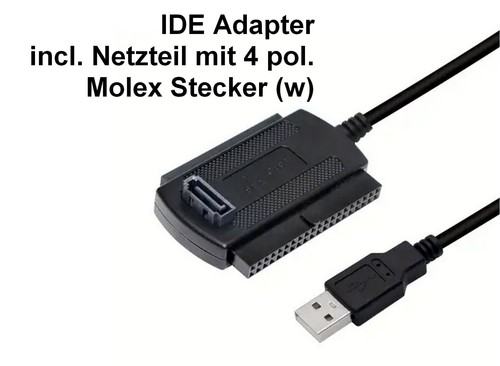 Ide festplatten adapter - adapter, +