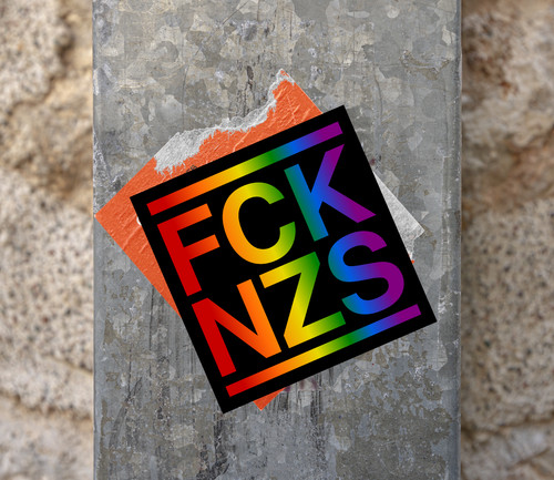 100x fck nzs - fck, sticker