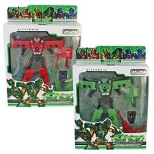 Verwandlungsroboter Figur - ca. 16 cm Roboter transformierbar Kinder